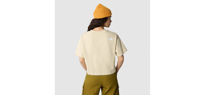 The North Face - W NSE Patch Tee - Gravel-T-shirts-NF0A85823X41