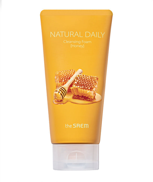 THE SAEM natural daily cleansing foam honey