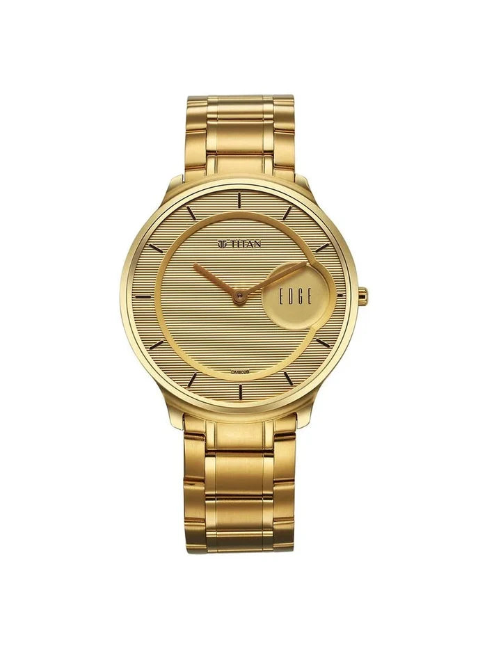 Titan Edge Round Analog Watch - NU1843YM02