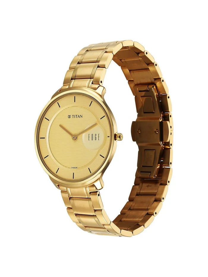 Titan Edge Round Analog Watch - NU1843YM02