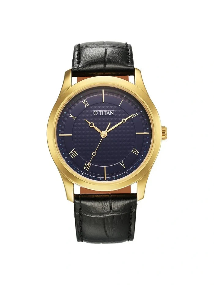 Titan Karishma Round Blue Dial Analog Watch - NS1823YL02