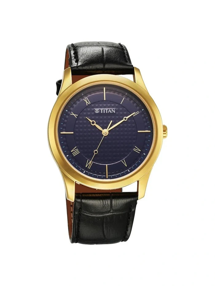 Titan Karishma Round Blue Dial Analog Watch - NS1823YL02