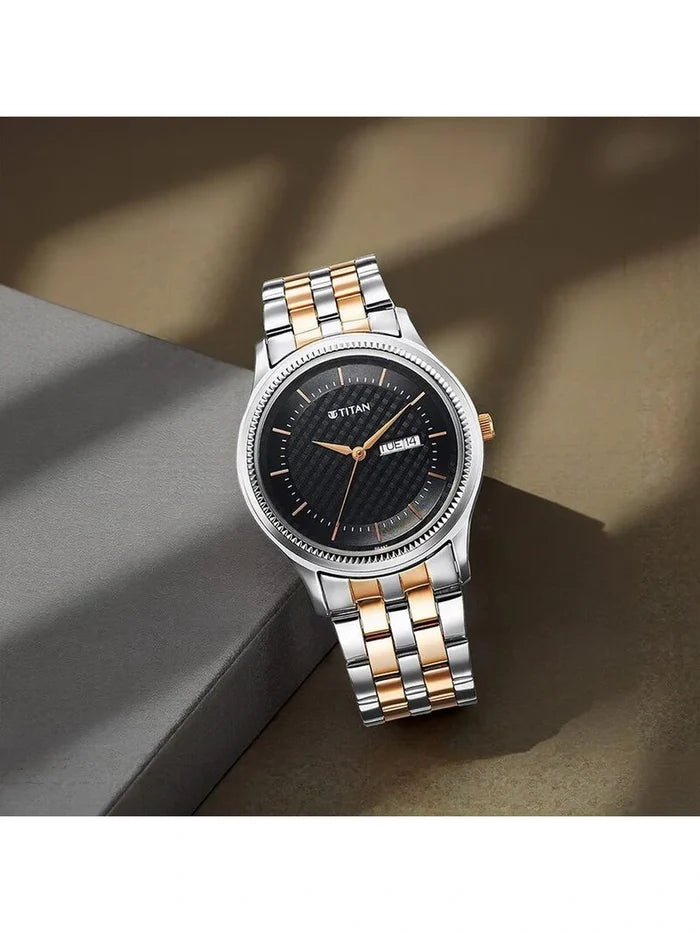 Titan Karishma Round Blue Dial Analog Watch - NU1824KM02