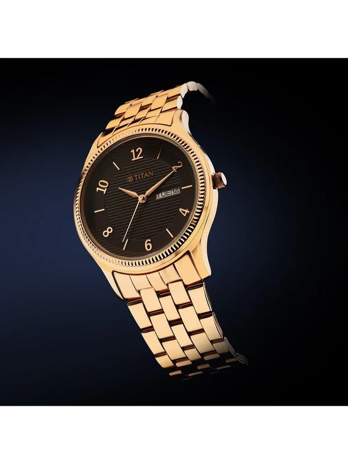 Titan Karishma Round Brown Dial Analog Watch - NS1824WM01