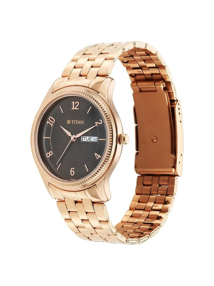 Titan Karishma Round Brown Dial Analog Watch - NS1824WM01