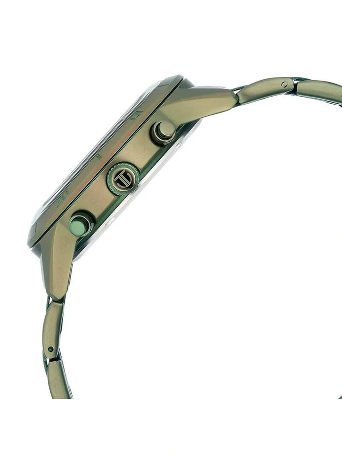 Titan Octane Round Green Dial Analog Watch - NT90153QM01