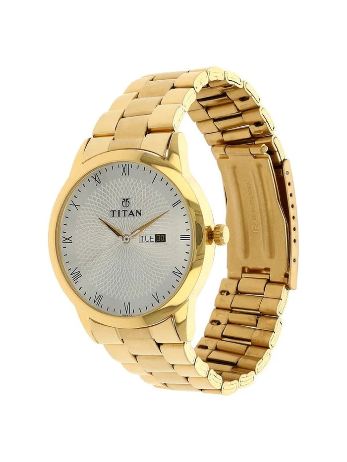 Titan Round Analog Watch - NU1584YM02