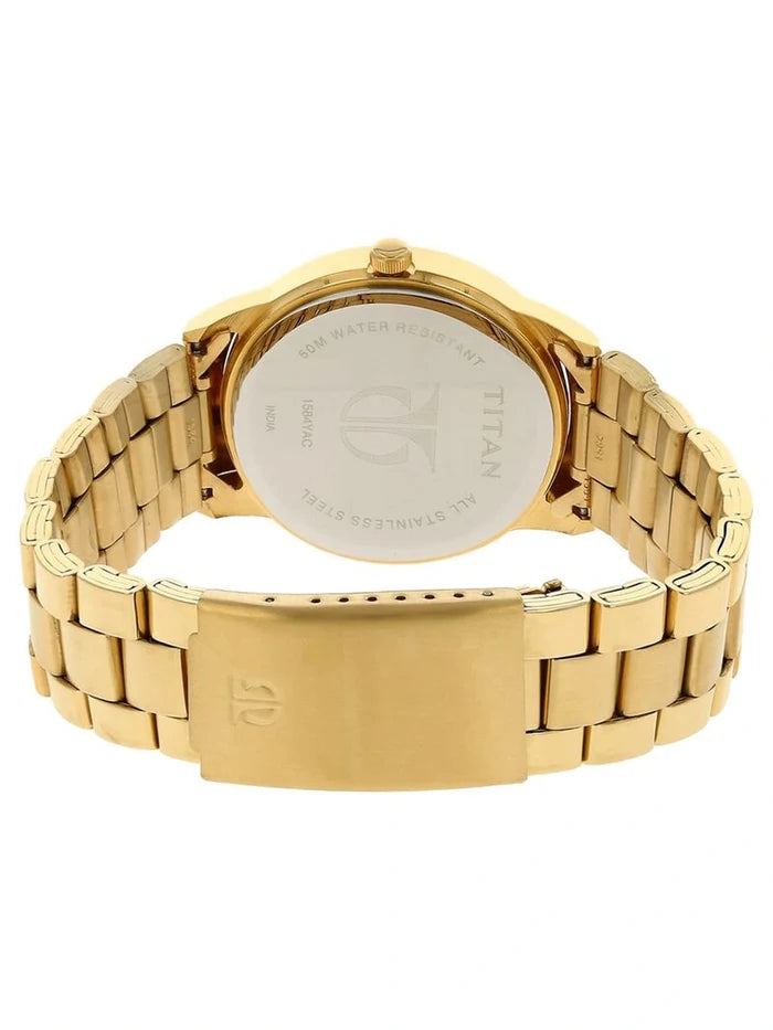 Titan Round Analog Watch - NU1584YM02