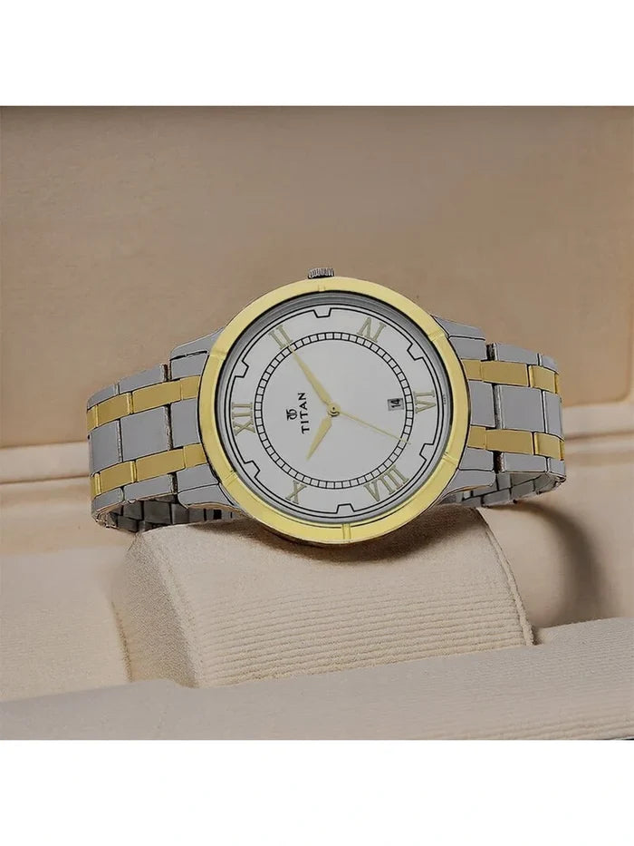Titan Round Analog Watch - NU1775BM01