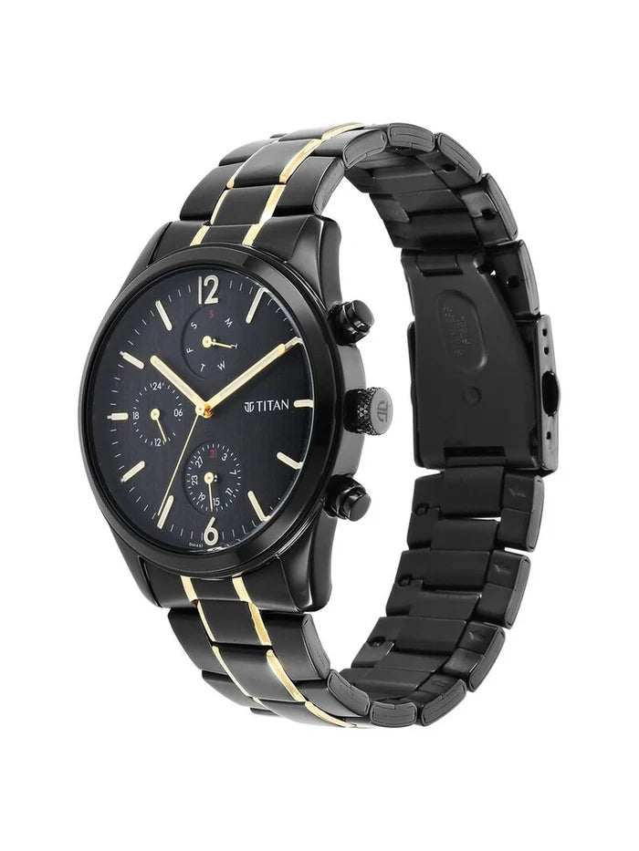 Titan Round Analog Watch - NU1805KM03