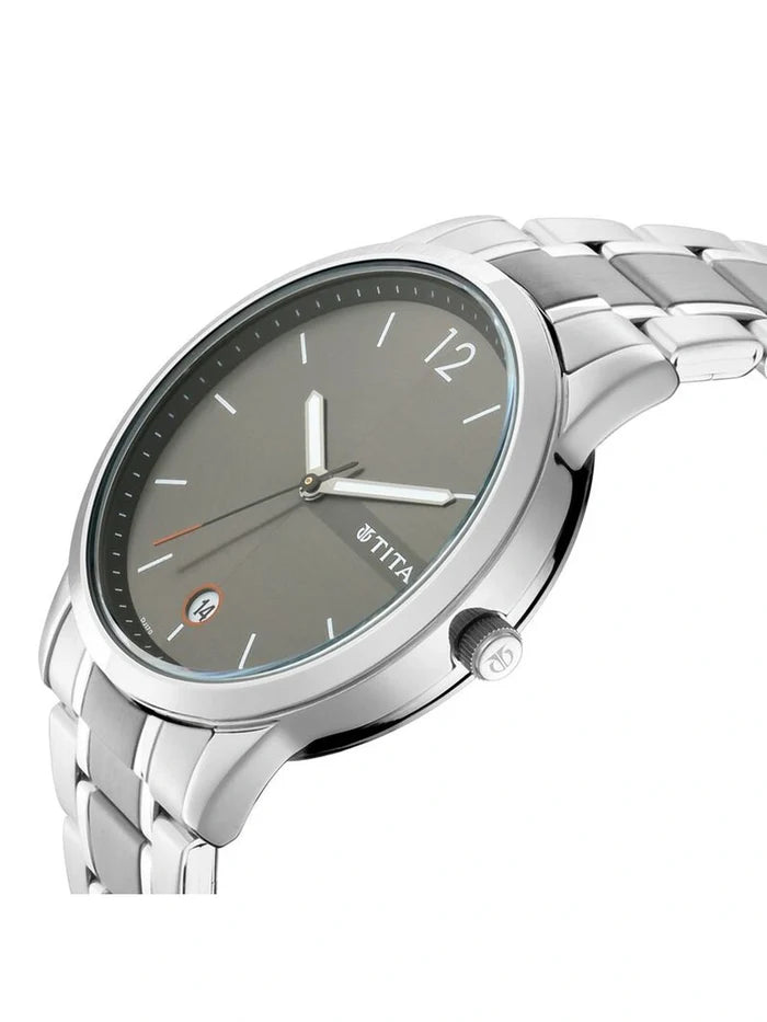 Titan Round Analog Watch - NU1806KM01