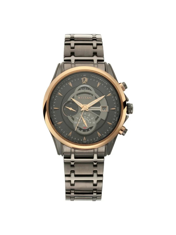 Titan Round Analog Watch - NU1830KM01