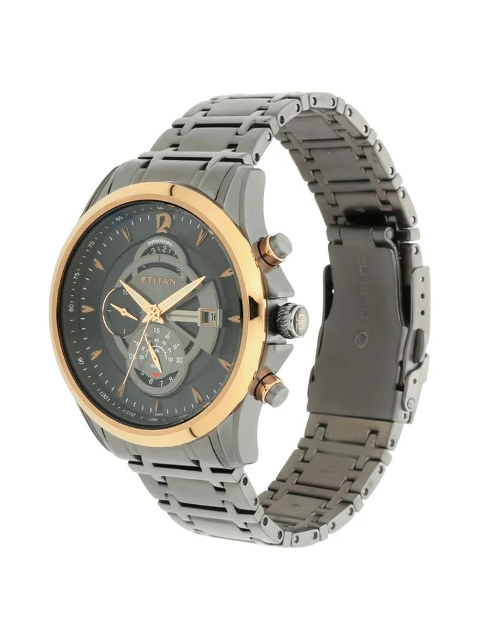 Titan Round Analog Watch - NU1830KM01