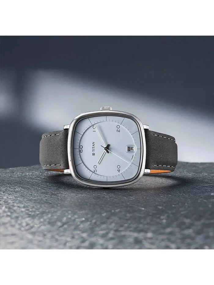 Titan Round Analog Watch - NU1885SL01