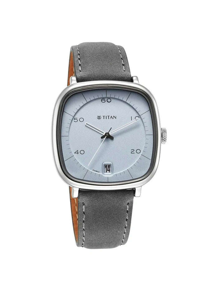 Titan Round Analog Watch - NU1885SL01