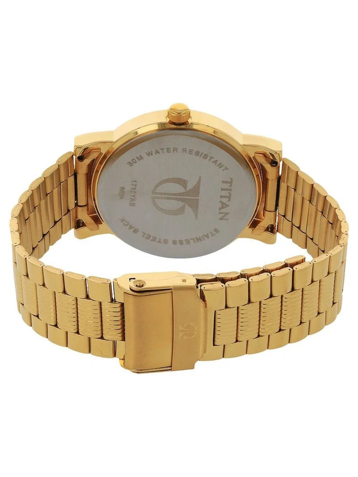 Titan Round Silver Dial Analog Watch - NU1712YM02