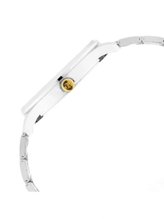 Titan Round White Dial Analog Watch - NU90127BM01