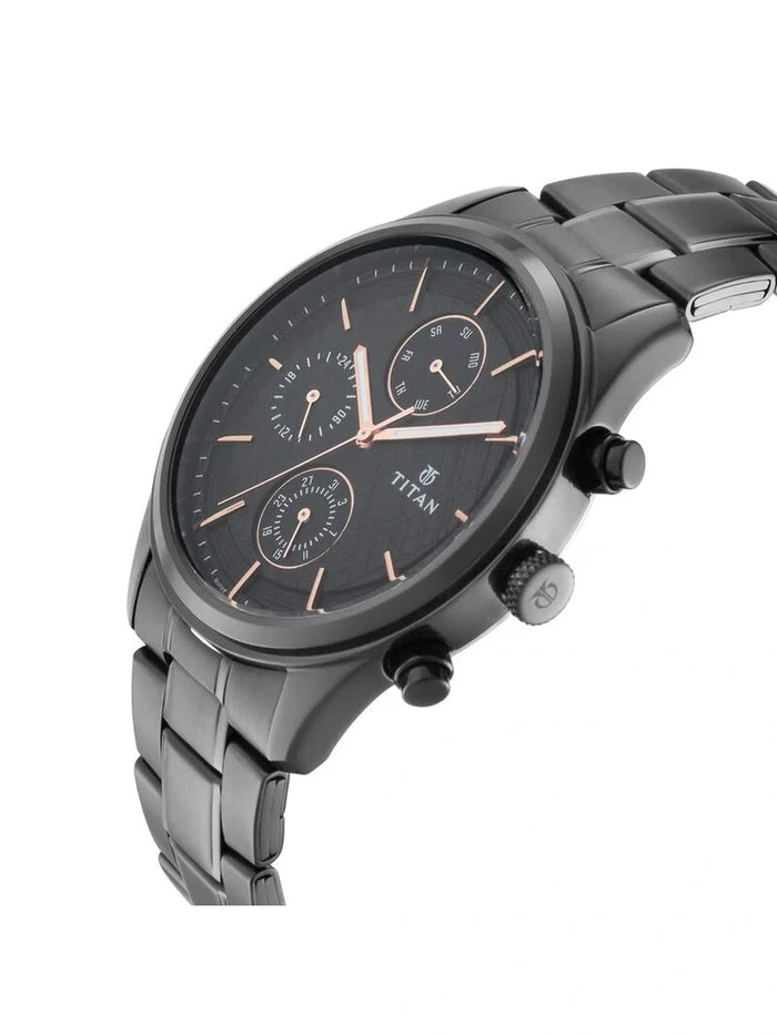 Titan Workwear Round Analog Watch - NU1805NM01
