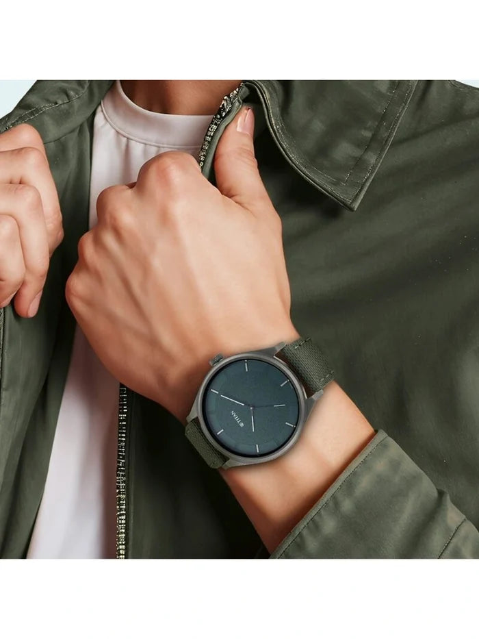 Titan Workwear Round Green Dial Analog Watch - NU1802NL02