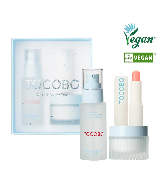 TOCOBO Glow & Moist Trio بكج النضارة من توكوبو