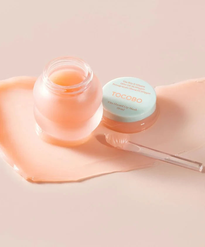 TOCOBO Vita Glazed Lip Mask  قناع الشفاه الليلي المغذي والملمع