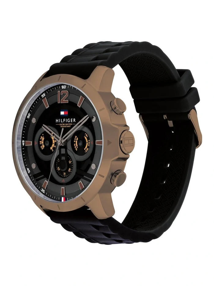 Tommy Hilfiger  Round Black Dial Analog Watch - TH1710491