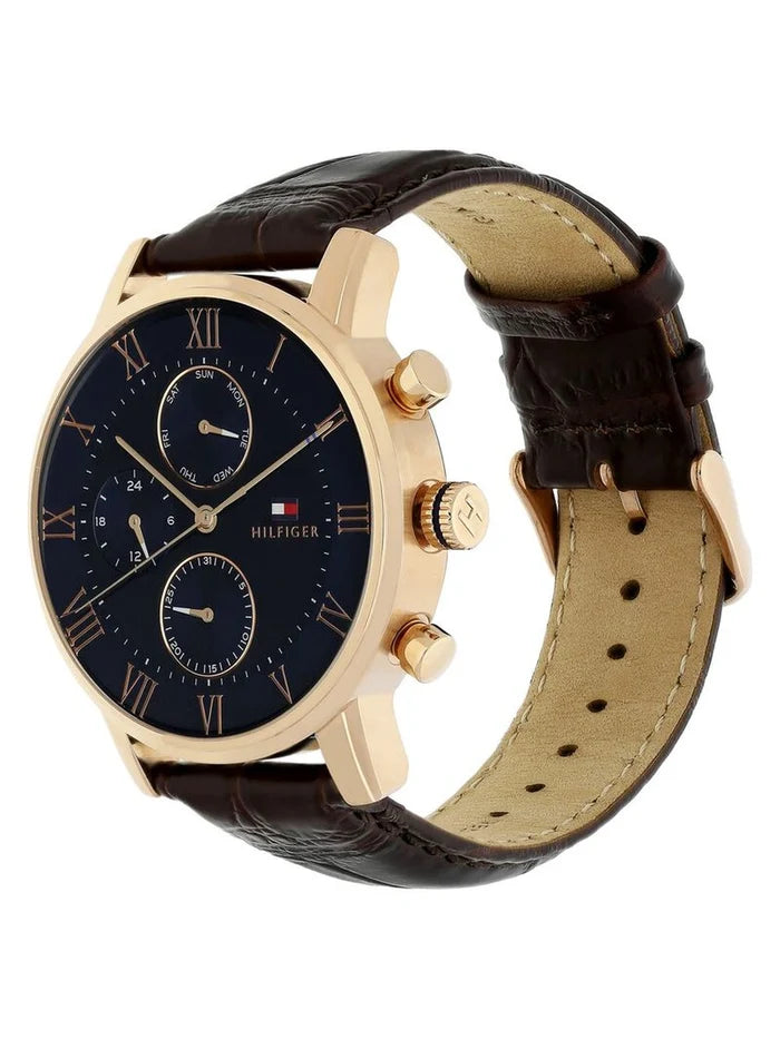 Tommy Hilfiger  Round Blue Dial Analog Watch - NTTH1791399