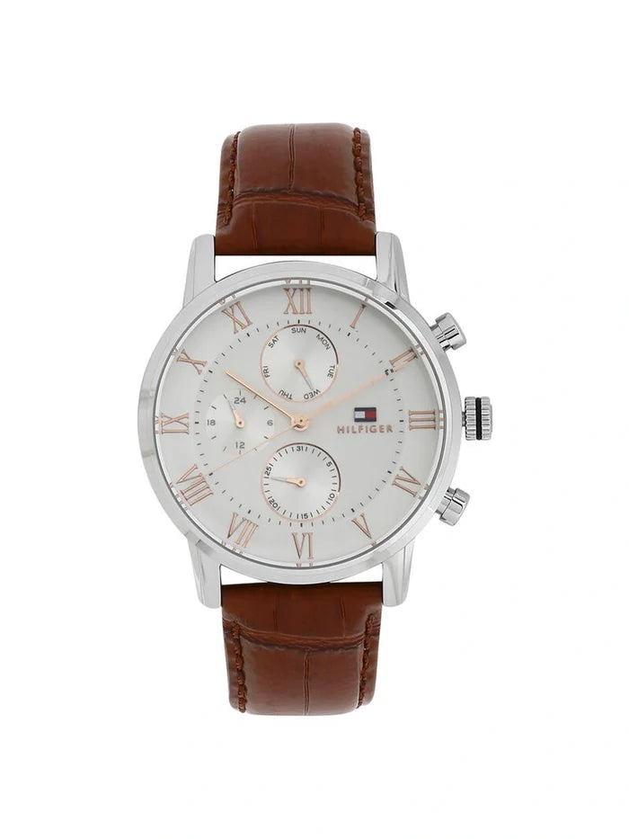 Tommy Hilfiger  Round Silver Dial Analog Watch - NTTH1791400