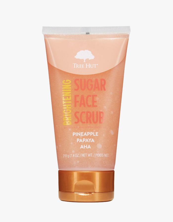 TREE HUT Brightening Sugar Face Scrub Pineapple Papaya AHA سكراب البشرة الاناناس