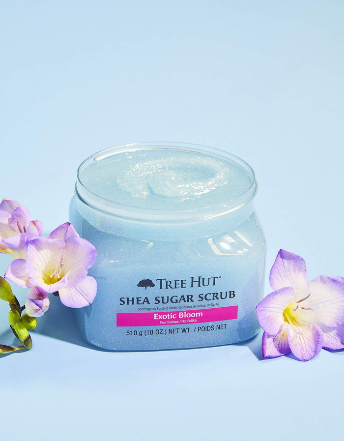 TREE HUT Exotic Bloom Shea Sugar Scrub  سكراب الجسم بالازهار