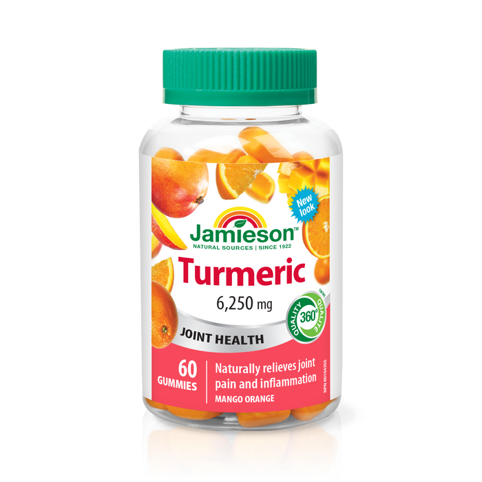 31001073 Jamieson Turmeric Gummies 6,250 mg, Orange Mango, 60 ct 31001073_J_GUM_Turmeric_300cc_R2095_BTL_MAIN