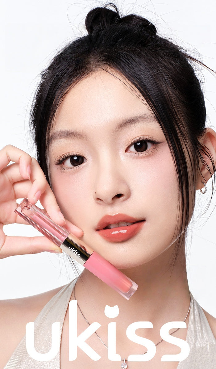 UKISS Read Your Minds Double-head Glossy & Matte Lip Glaze T5346