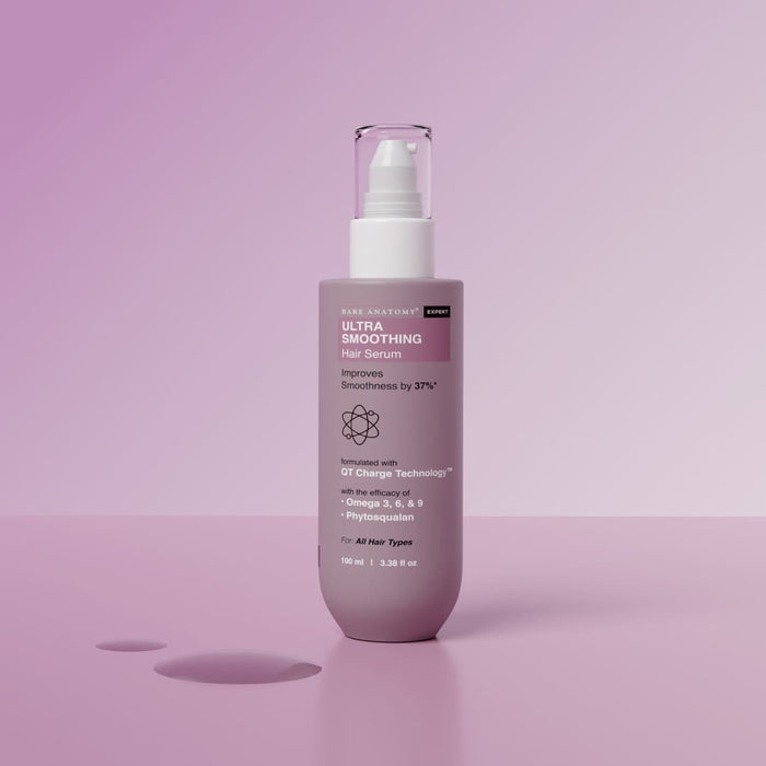 Ultra Smoothing Hair Serum With Vitamin E & Omega 3, 6 & 9 - 100 ml