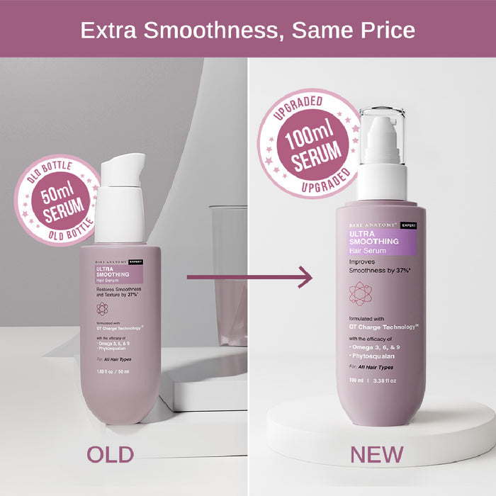 Ultra Smoothing Hair Serum With Vitamin E & Omega 3, 6 & 9 - 100 ml