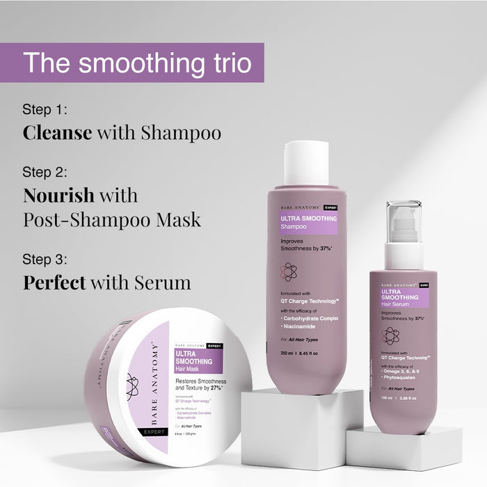 Ultra Smoothing Hair Serum With Vitamin E & Omega 3, 6 & 9 - 100 ml