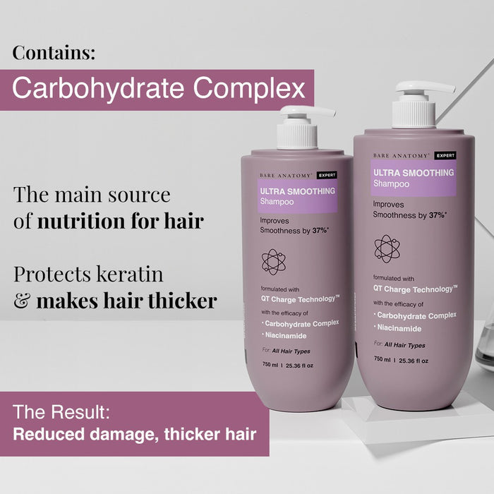 Ultra Smoothing Shampoo With Niacinamide & Aloe Vera Extract - 750 ml