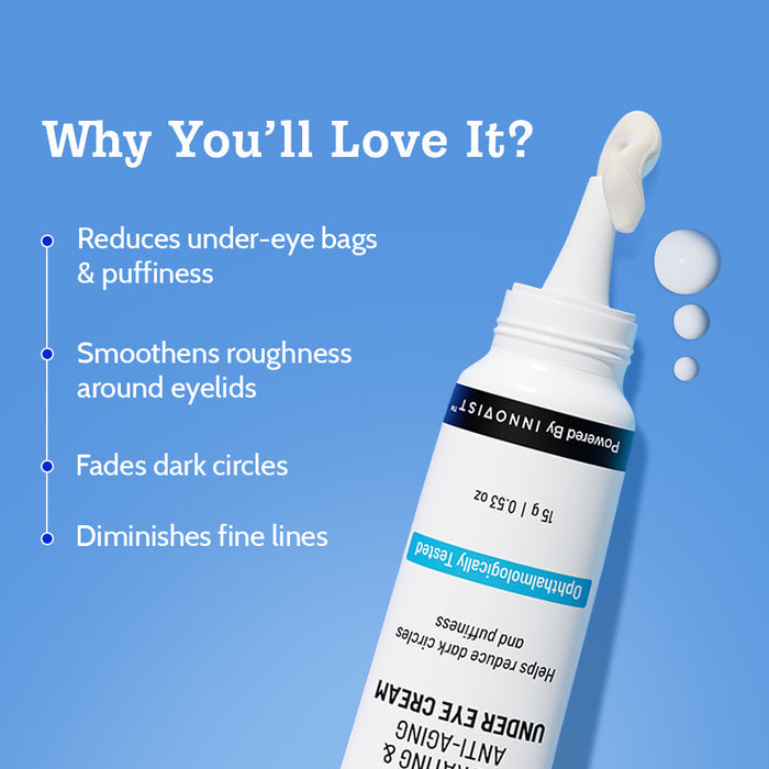 Under Eye Cream for Dark Circles with Caffeine & Green Tea - 15 gm