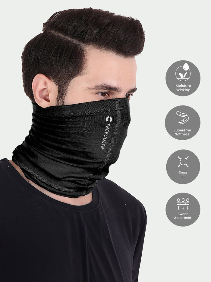 Unisex Bandana Masks - Plain (Pack of 1) Free