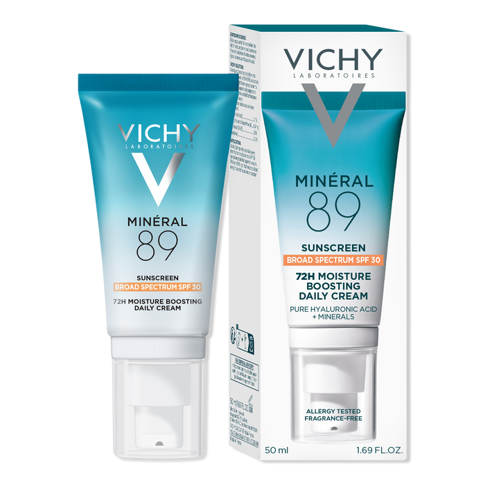 VICHY 89 Mineral Sunscreen SPF30 Moisture Boosting Daily Cream