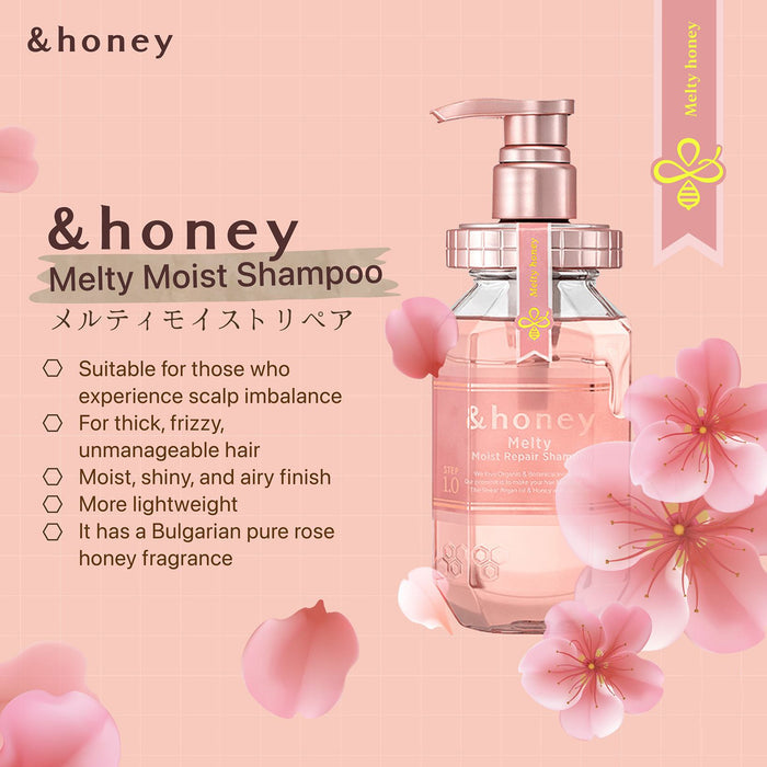 ViCREA &honey Melty Moist Repair Shampoo 1.0 440 ml