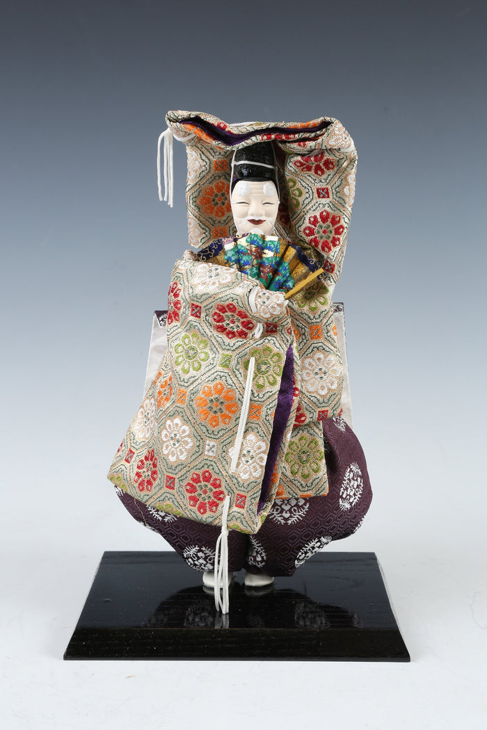 Vintage Japanese Noh Dancer Doll -Okina- Nijyo Product Tsushima