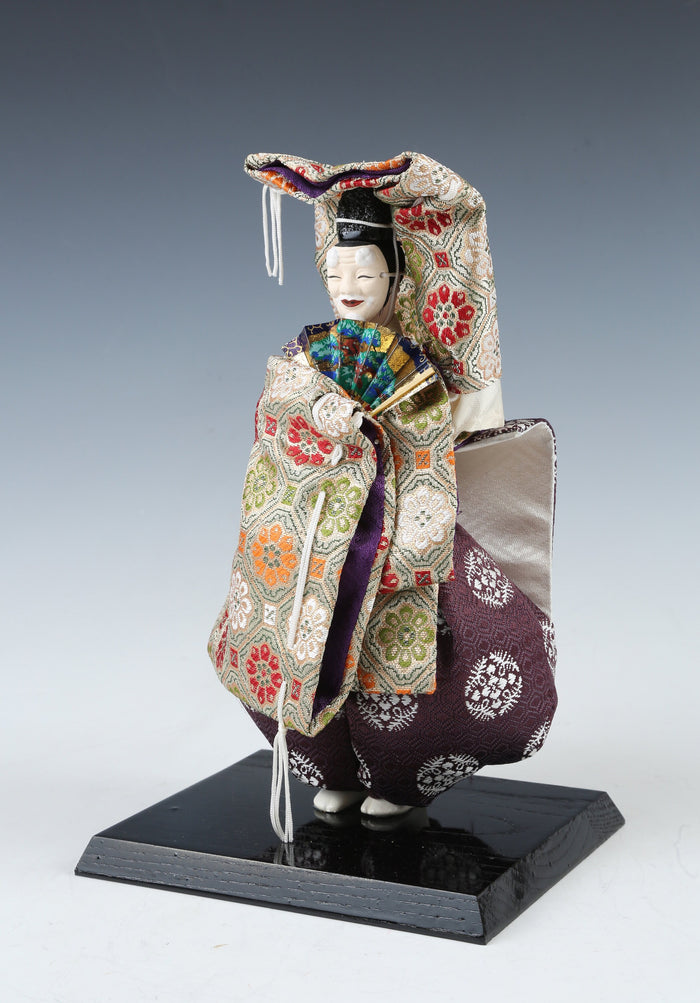 Vintage Japanese Noh Dancer Doll -Okina- Nijyo Product Tsushima