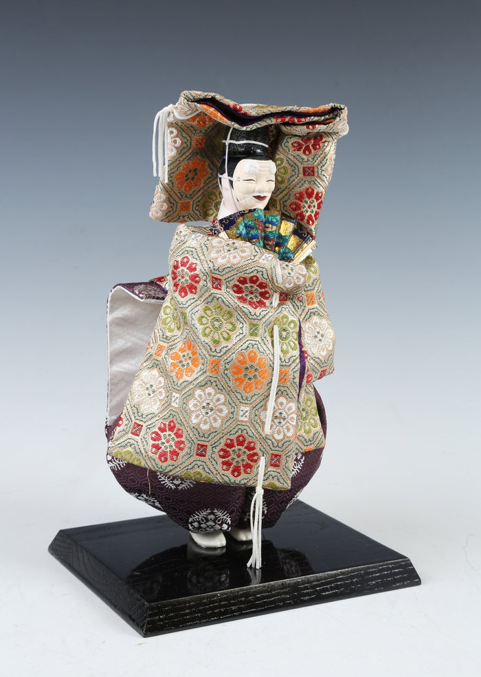 Vintage Japanese Noh Dancer Doll -Okina- Nijyo Product Tsushima