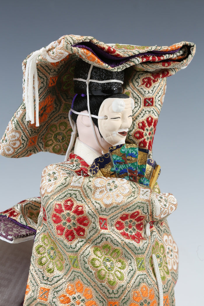 Vintage Japanese Noh Dancer Doll -Okina- Nijyo Product Tsushima