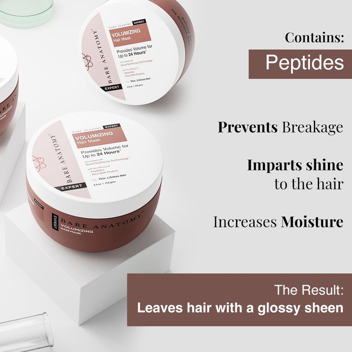 Volumizing Hair Mask With Rice Milk Protein and Peptides - 250 gm