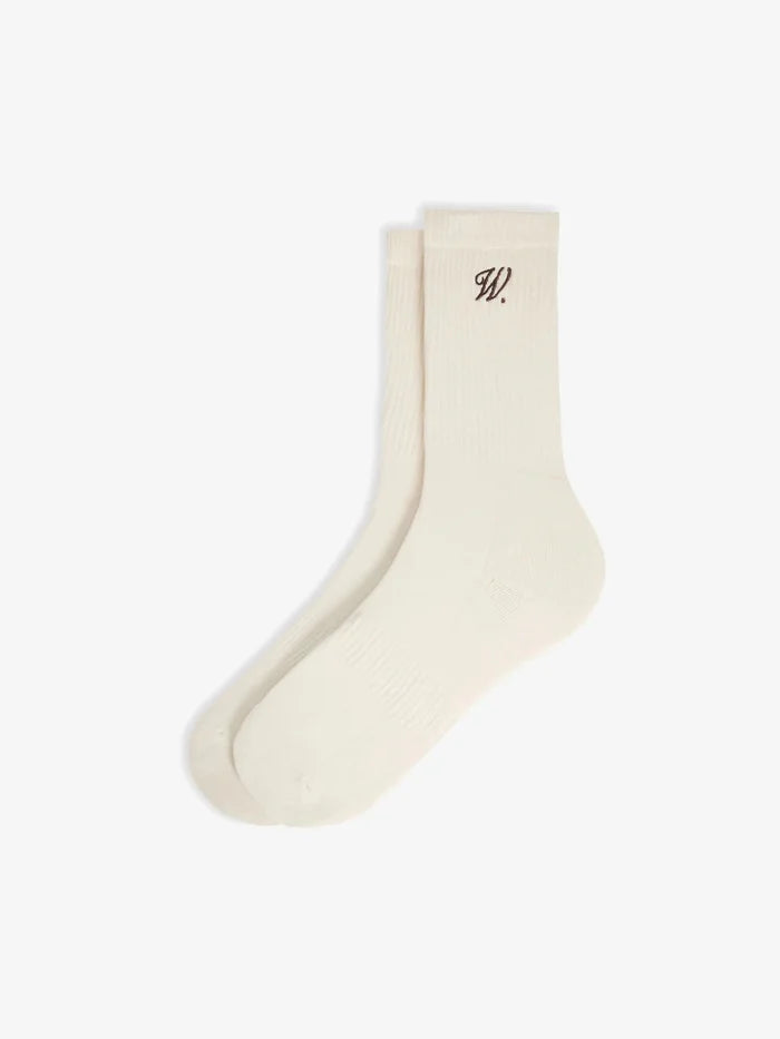 Walk in Paris - Crest Socks - Beige - Accessoires -