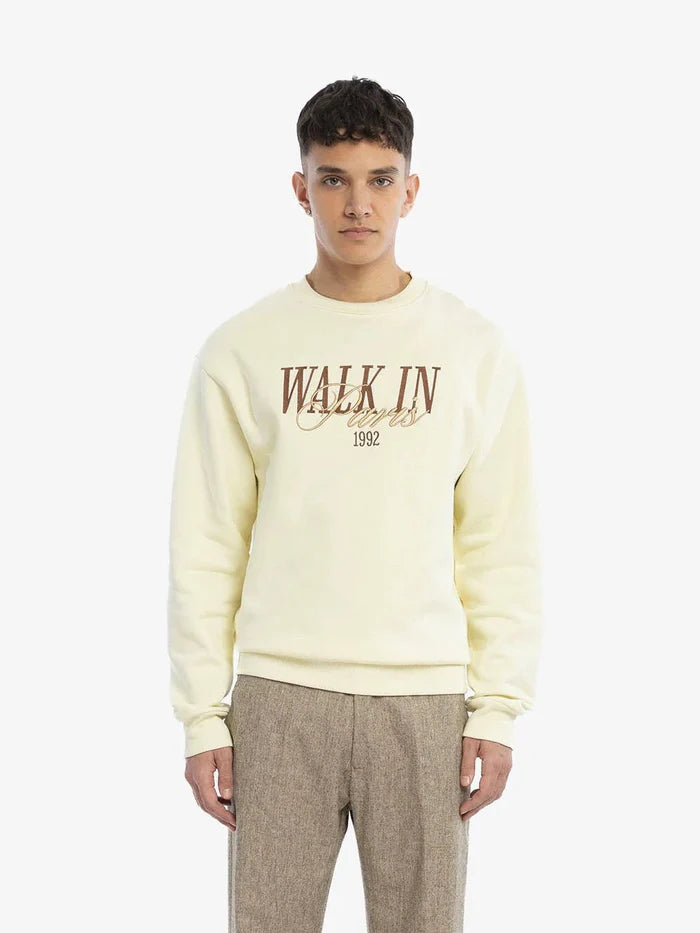 Walk in Paris - WIP Logo Crewneck Sweatshirt - Beige - Pulls et Sweats -
