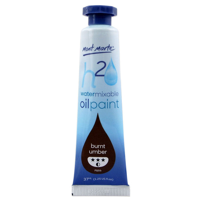 Water Mixable Oil Paint 37ml (1.25oz) - Burnt Umber