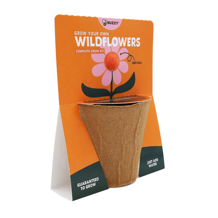 Wildflower Seed Ball Grow Kit | Orange