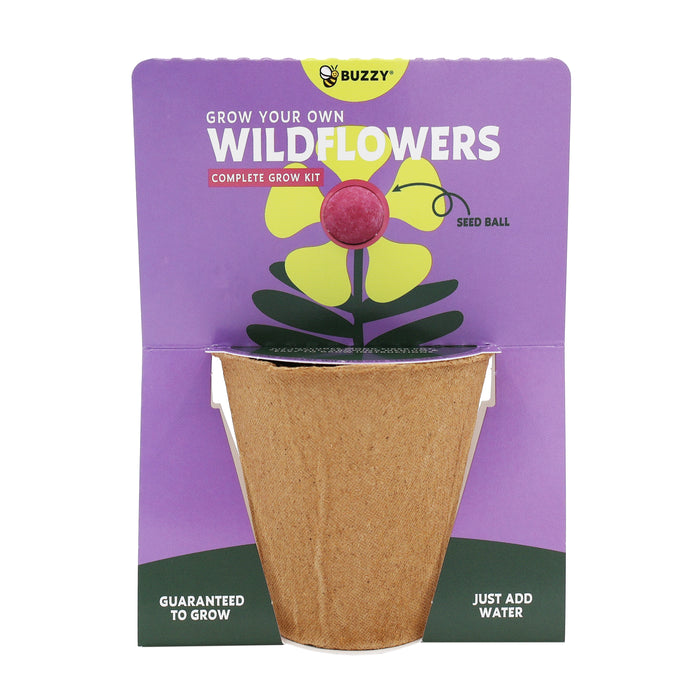 Wildflower Seed Ball Grow Kit | Purple
